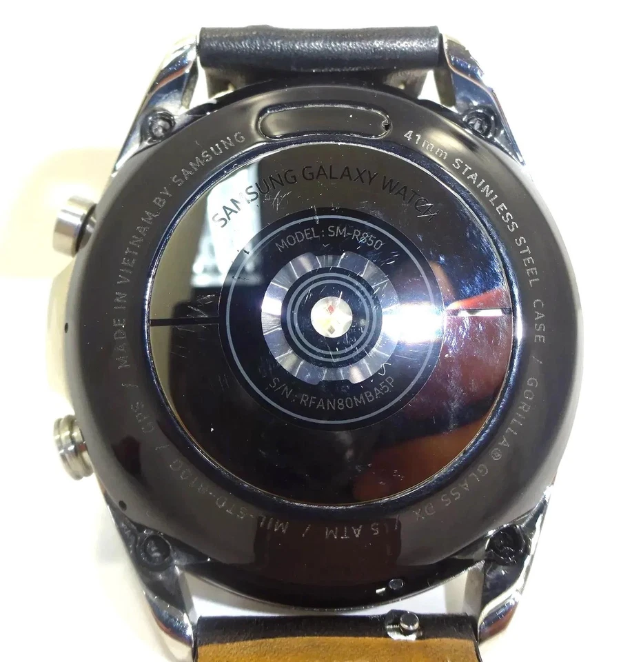 Samsung Galaxy Watch 3 SM-R850 GPS 41mm Aluminum Case - Silver - Image 3 of 4