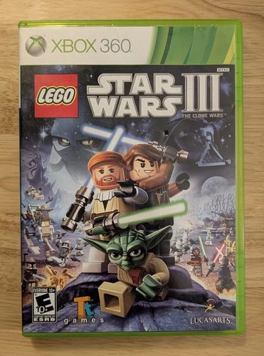 LEGO Star Wars III: The Clone Wars (Microsoft Xbox 360, 2011)
