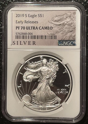 2019-S $1 SILVER AMERICAN EAGLE NGC PF70 Early Releases : 07171