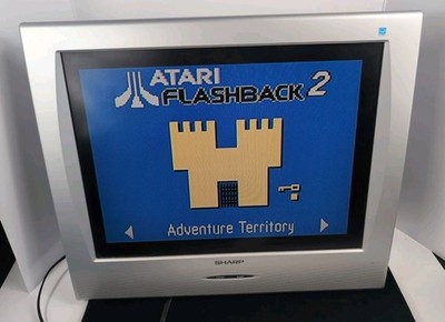 VTG Sharp Liquid Crystal 20'' TV LCD W/ Remote Retro Gaming Tested 2002 LC-20SH3U