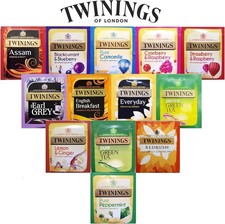 Refill Pack of 50 Mixed Tea Bags Individually Tagged & Enveloped Premium Variety