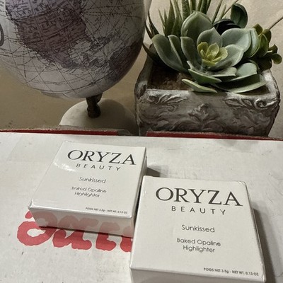 2 Oryza Beauty ~ SUNKISSED Baked Opaline Highlighter ~ .13 Oz/3.5 g ~ SEALED Z4