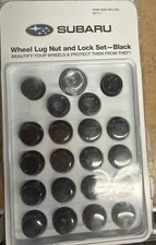 Genuine Subaru Wheel Lug Nut Lock Set Black B321sfl030 Oem All Models Aluminum Genuine Subaru Wheel Lug Nut Lock Set Black B321sfl030 Oem All Models Aluminum