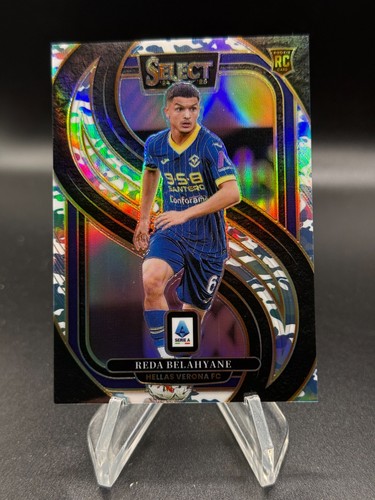 2024-25 Panini Select Reda Belahyane RC Mezzanine Winter Camo /30 Verona #199