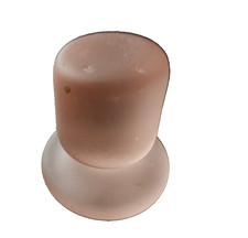 Genuine Sea Glass Beautiful Flawless Peach color Thick Bottle Topper Beautiful