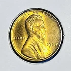 * 1937 RED CHOICE BU LINCOLN CENT  From Original BANK ROLL