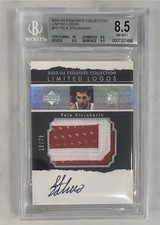 2003-04 EXQUISITE COLLECTIONLIMITED LOGOS#PS PEJA STOJAKOVIC /75 BGS 8.5 AUTO 10