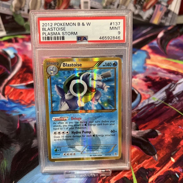 Blastoise #137/135 - 2012 Pokemon B & W Plasma Storm - PSA 9