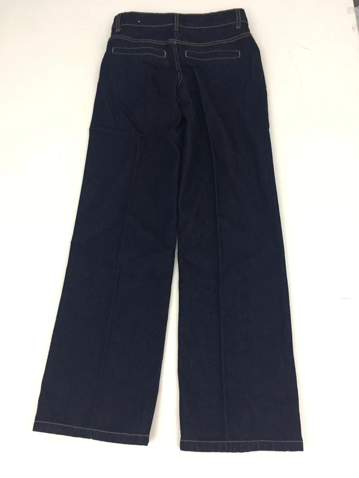 Mango Women's Denim Jeans Indigo Blue Straight Leg "Pauli" Rinse Wash New F1 - Image 2 of 4