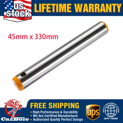 For CAT Deere Komatsu Excavator Bucket Pin 45mm x 330mm(13inch) Universal