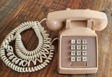 Comdial Vintage Beige Push-Button Desk Telephone 2500 Series — listing 2