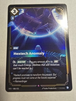 Hextech Anomaly 083/221 - League of Legends English Riftbound TCG: Spiritforged