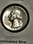 1958 WASHINGTON QUARTER SILVER (UNCIRCULATED)