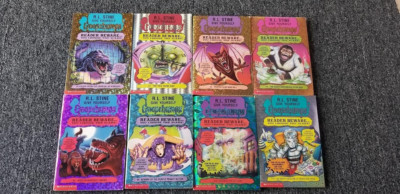 goosebumps give yourself lot 1,2,3,4,6,13,14 books are in very good condition