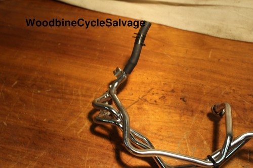 99-09 YAMAHA V STAR 1100 XVS1100A CLASSIC Oil Lines Chrome # 22893 - 第 5/8 張圖片