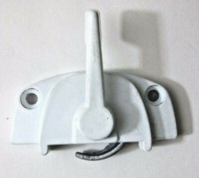 Truth Window 1 White Zinc Sash Cam Lock w/ Lu...
