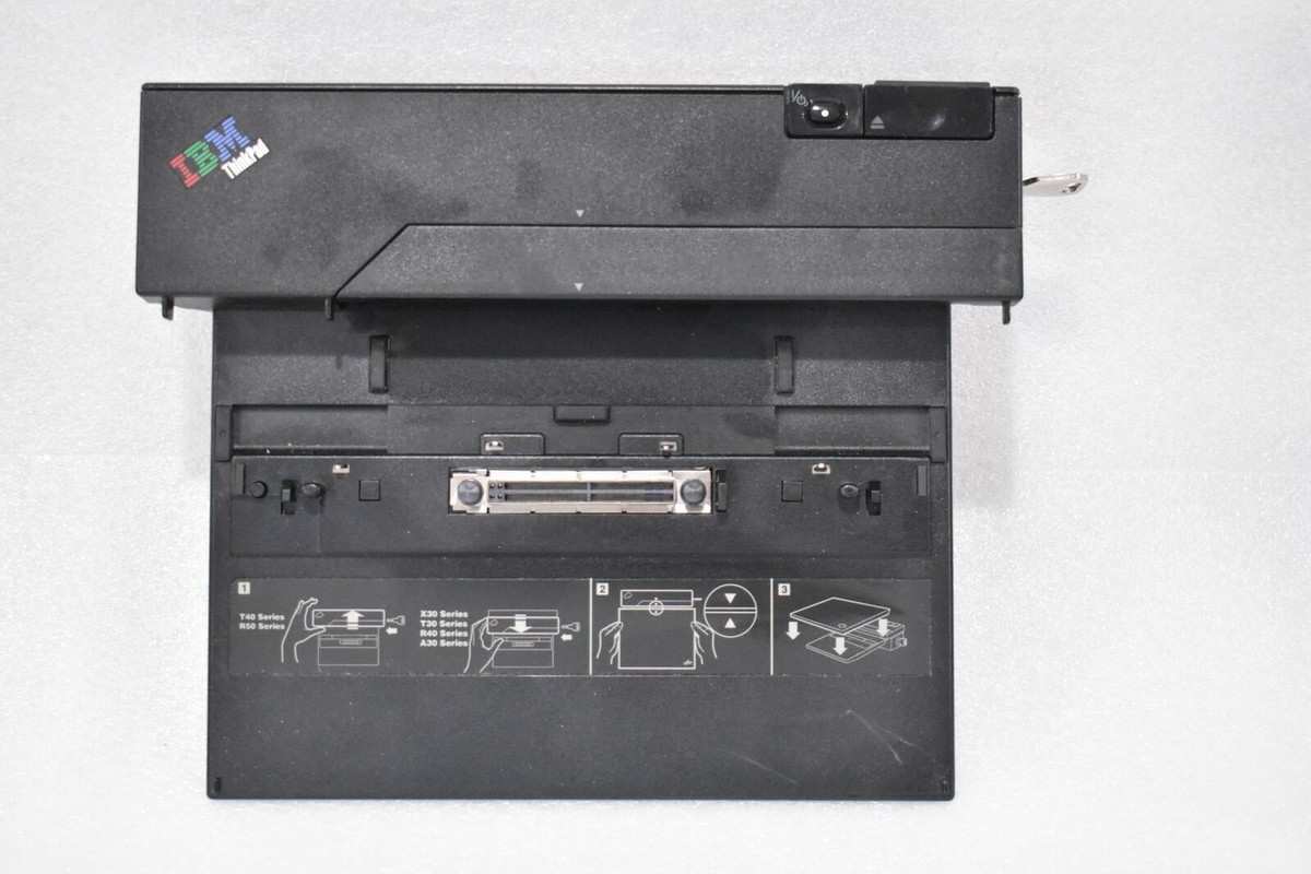 IBM LENOVO THINKPAD DOCKING STATION TYPE 2878 62P4551 WITH KEY | eBay