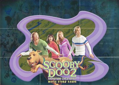 SCOOBY DOO 2 MONSTER UNLEASHED FOIL PUZZLE KARTEN MU1 BIS MU9 VON INKWORKS