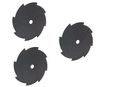 3X Dickichtmesser 8-Zahn 255x25.4mm für Motorsense Freischneider passend Stiga