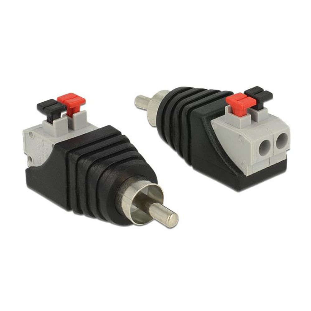 Delock Adapter Cinchstecker > Terminalblock Mit Druckt 65566