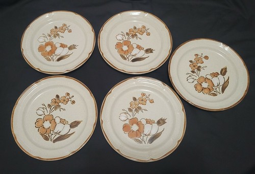 Hearthside Baroque Autumn Fair 7 3/4" Salad Plates Set Of 5
