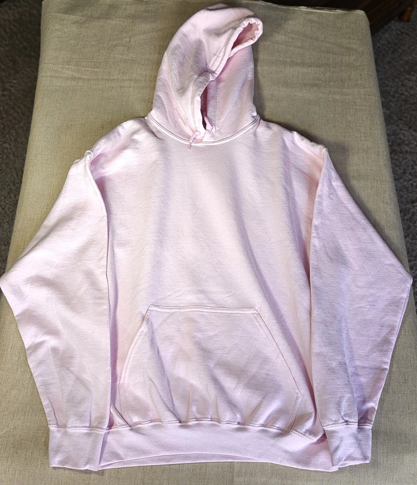 Stars Worship Pink Hoodie Sweatshirt Women's Size L Christian Nature - Image 4 of 4