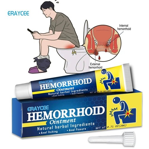 Crema a base de hierbas para eliminar las hemorroides para aliviar el dolor reducir la picazón 3X * 20 g - Imagen 7 de 14