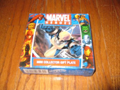 Marvel Heroes Comics Mini Collector Plate Wolverine