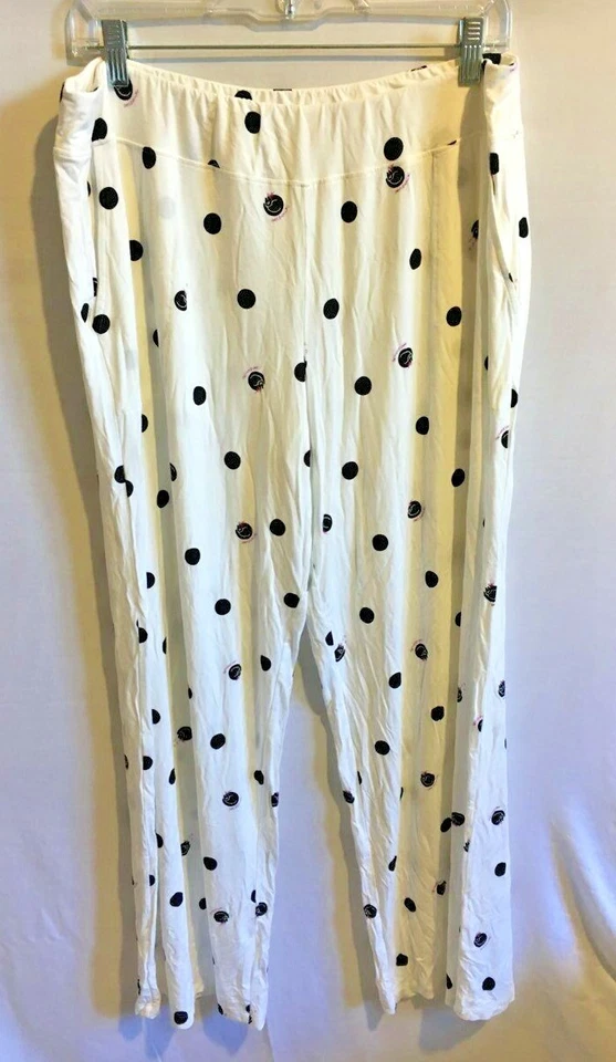 Conjunto de pijama corto Sonoma púrpura negro blanco a lunares para mujer talla XL Foto 4 de 4