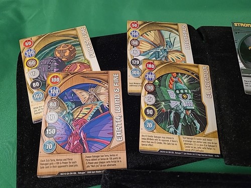 2008 Bakugan Aquos Terraclaw Deka Large Display 450g Series + 4/4 Cards - Picture 11 of 16