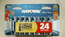 RAYOVAC AA24, Double A Batteries With Ready Power, Exp. Nov 24, 24 Pack, FS