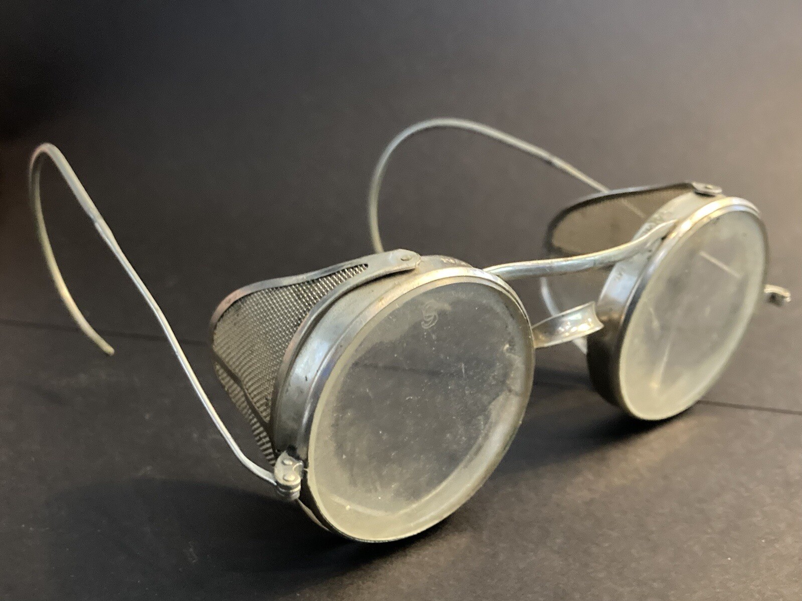 Antique / Vintage Kings Saniglas First Safety Glasses… Gem