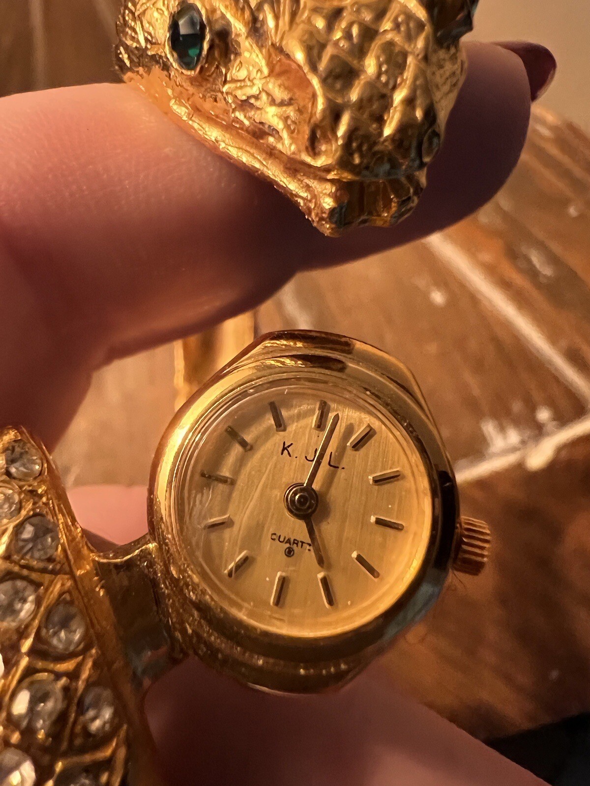 RARE VTG KJL watch Bangle - image 9