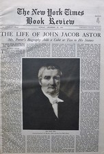 JOHN JACOB ASTOR - PORTER INDEPENDENCE - JOHN BULL MET 1931 December 27 NY Times