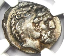 Ancient Greek Caria Cos AR Didrachm Silver Coin 300 BC - Certified NGC Choice VF