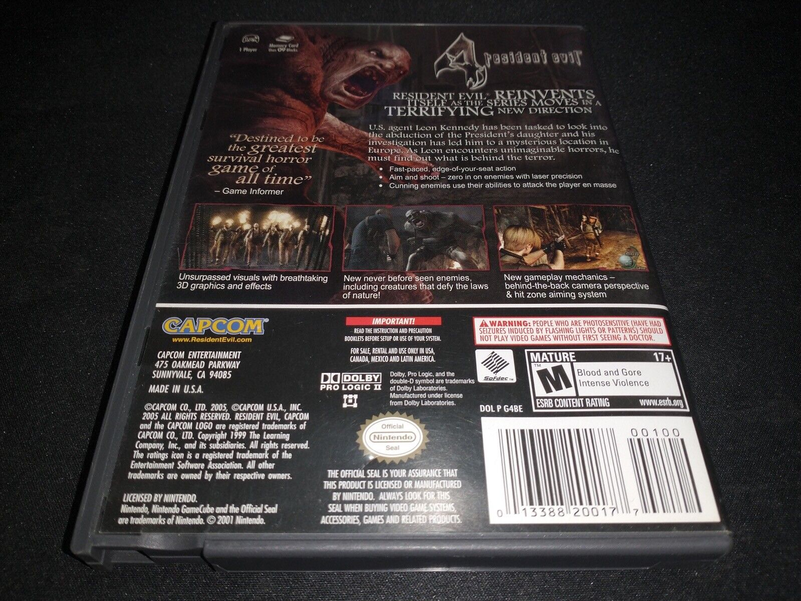 Resident Evil 4 (Nintendo GameCube, 2005 Double Disc Set (M10) on eBid  United States