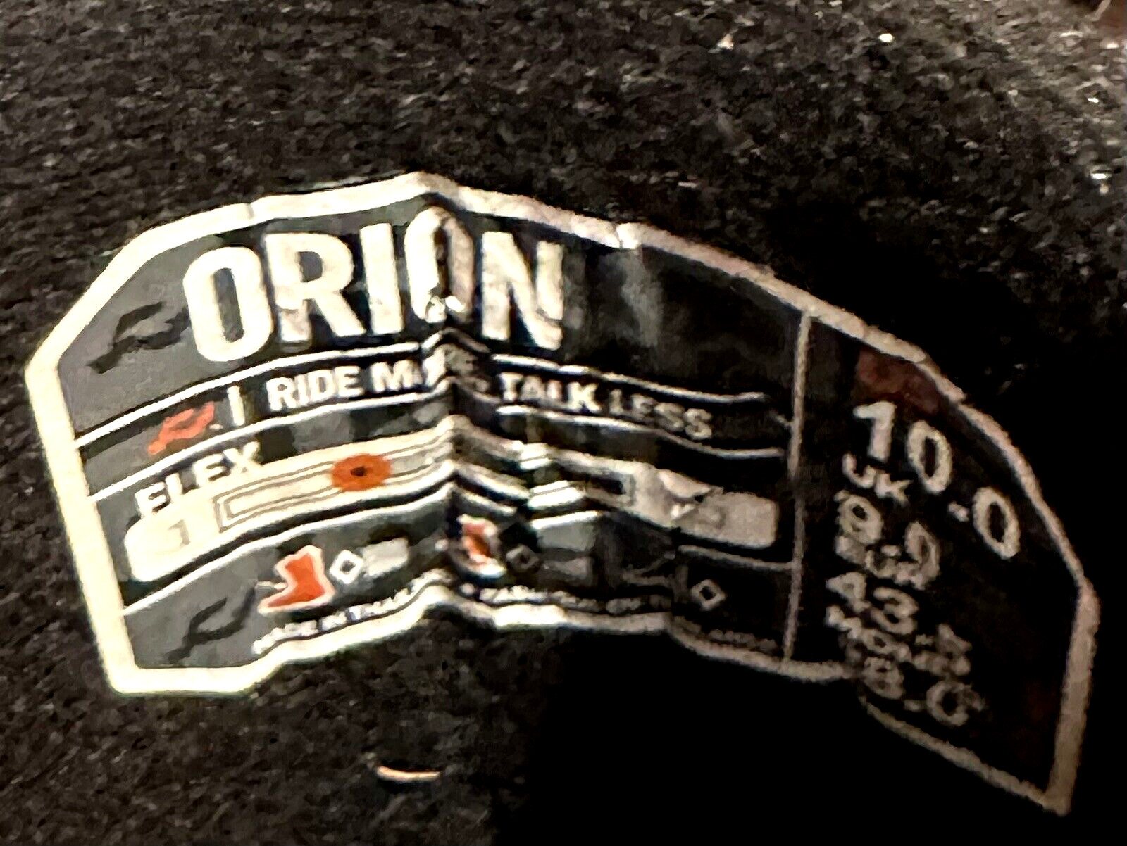 RIDE ORION Snowboard Boots US Size 10.0 MONDO 28.0 Black With White Trim Flex 4