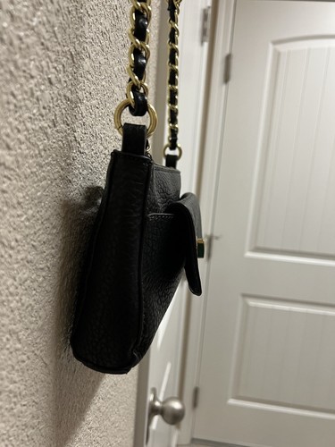 Liz Claiborne Black Crossbody Shoulder Purse Adjustable Strap ~ SO CUTE!! - Picture 8 of 23