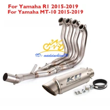 Motorcycle Exhaust System Muffler Escape Connection Pipe for Yamaha YZF-R1 MT-10