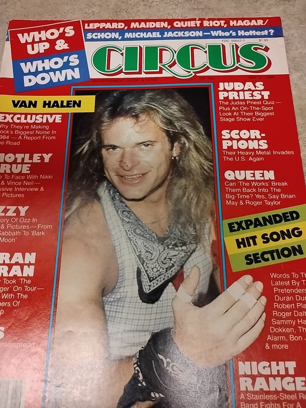 CIRCUS music magazine May 31, 1984 David Lee Roth COMPLETE