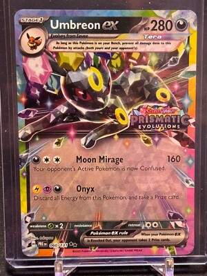 ブラッキーex sar umbreon Prismatic Evolution Umbreon ex (Prismatic