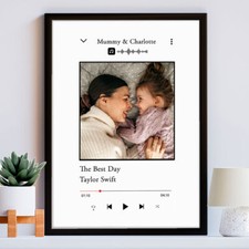 Personalised Photo Song Gifts For Mum From Son or From Daughter, Mummy Presents