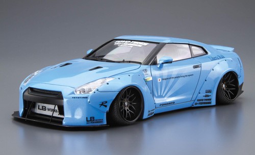 AOSHIMA 1/24 Liberty Walk Serie No.9 LB WORKS R35 GT-R Ver.1 Plastikmodell JP - Bild 3 von 5