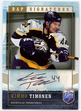 2006-07 Be A Player Signatures Kimmo Timonen #KT