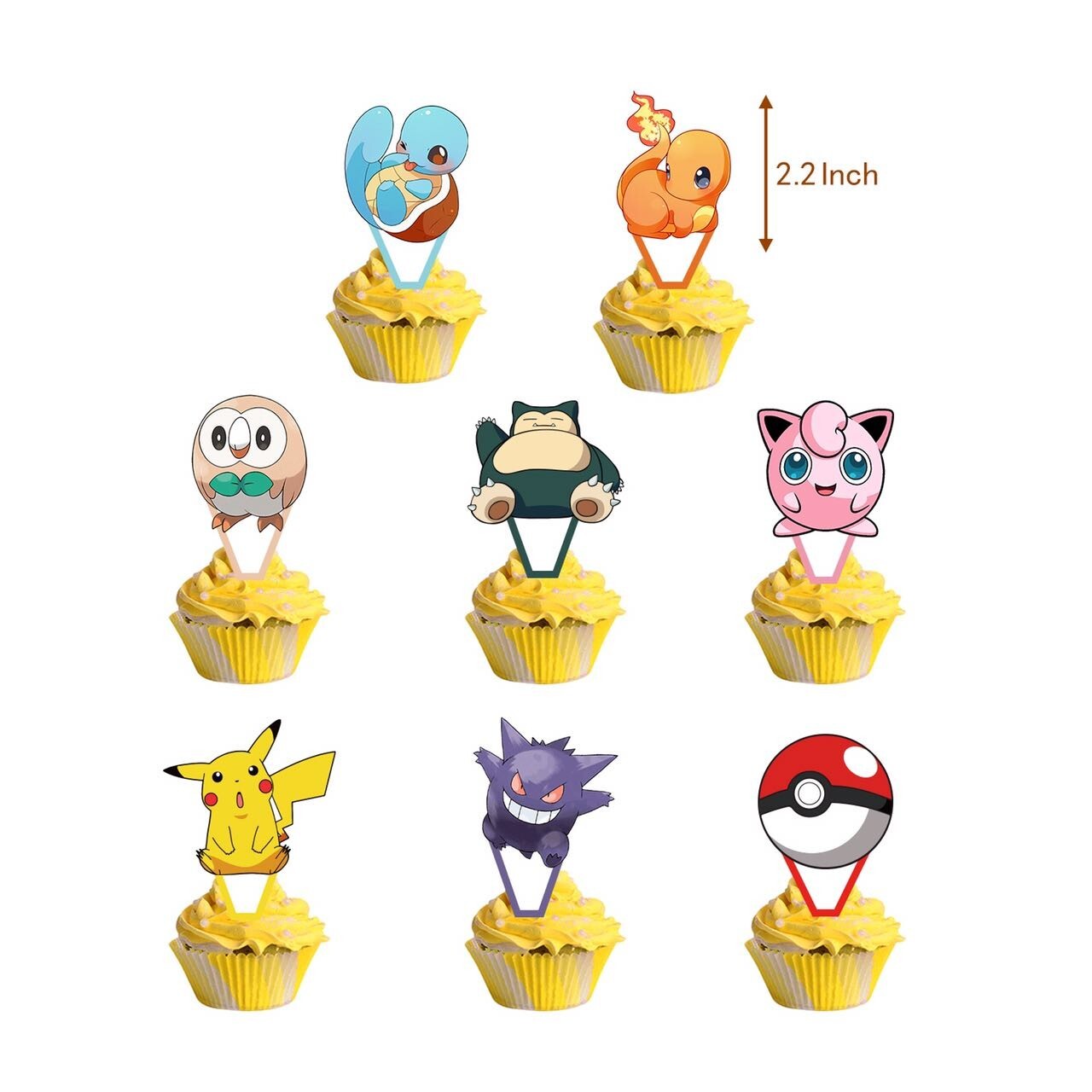 Anime Cartoon Theme Birthday Party Supplies Set ,Cake Toppers Banner ...