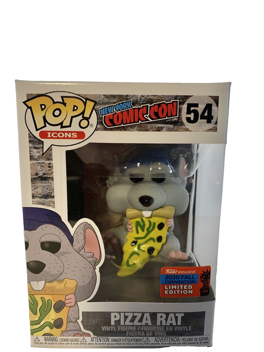 PoP! Icons PIZZA RAT with BLUE HAT #54 Funko Exclusive 2020 Fall