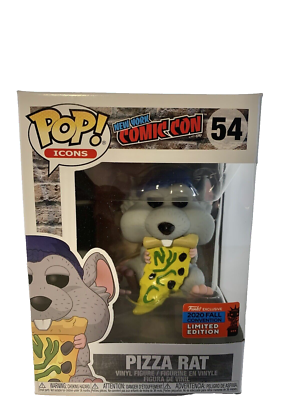 PoP! Icons PIZZA RAT with BLUE HAT #54 Funko Exclusive 2020 Fall
