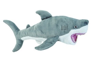 stuffed great white shark