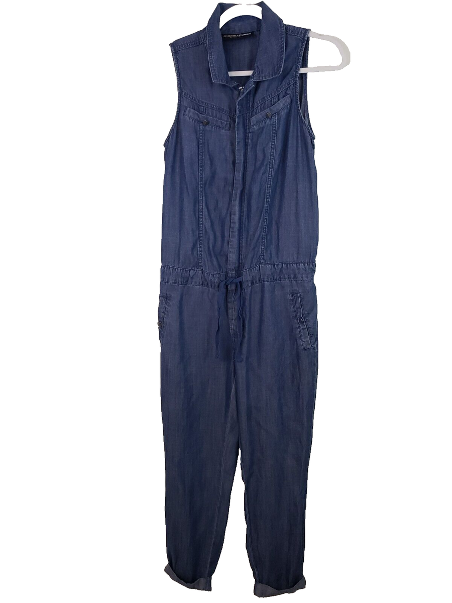 N) Gabrielle Union NY Women's Jean Romper Size XS Jumpsuit Denim