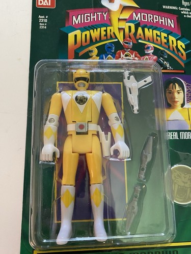Vintage Power Ranger Figure Bandai 1994 Yellow Ranger Trini Unopened Item 2314 - Picture 3 of 17